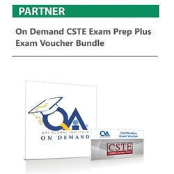 On Demand CSTE Exam Prep plus Exam Voucher Bundle - nanforiberica
