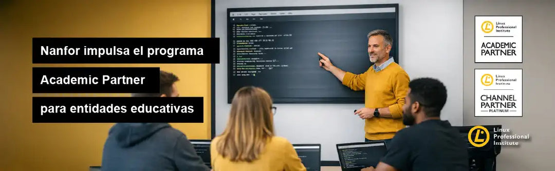 Nanfor amplía su alianza con Linux Professional Institute impulsando el programa Academic Partner para entidades educativas