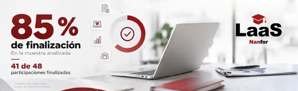 LaaS Cert alcanza un 85 % de cursos finalizados en una muestra de informes de aprovechamiento