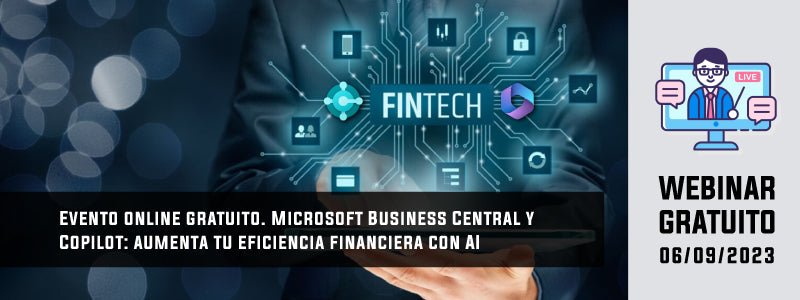 Evento online: Microsoft Business Central y Copilot: aumenta tu eficiencia financiera con AI