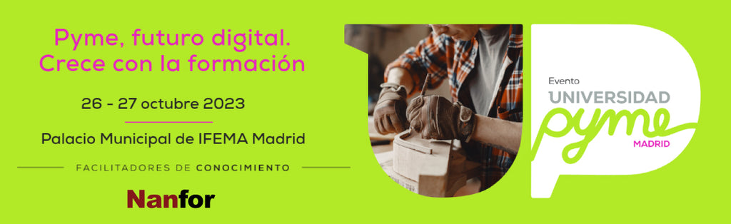 Nanfor will be present at the Universidad PYME de Madrid event, on October 26 and 27 