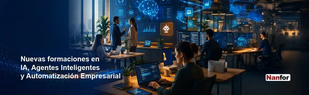 Nanfor expands its catalog with new courses in Artificial Intelligence, Intelligent Agents, and Business Automation