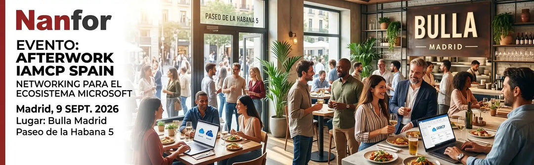 IAMCP Spain is organizing a new Afterwork event for professionals in the Microsoft ecosystem