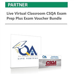 Live Virtual Classroom CSQA Exam Prep plus Exam Voucher Bundle - nanforiberica
